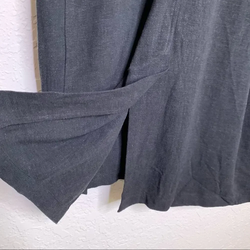 Rachel Pally black linen blend duster jacket size Small